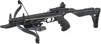 Арбалет пістолетний Man Kung TCS2 Alligator Black — еволюція легендарної "Алігатор" із самозводом