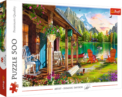 Puzzle Trefl Domek w górach 500 elementów (5900511374087)