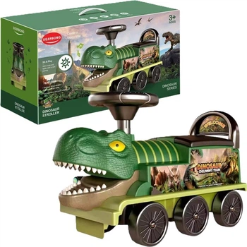 Jeździk Maksik lokomotywa Dinozaur 2w1 Zielony 78157 (6920179781576)