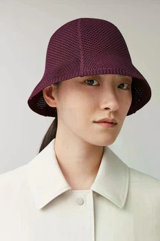 Панама жіноча COS mesh bucket bag 0847173001 XS-S Бордовий