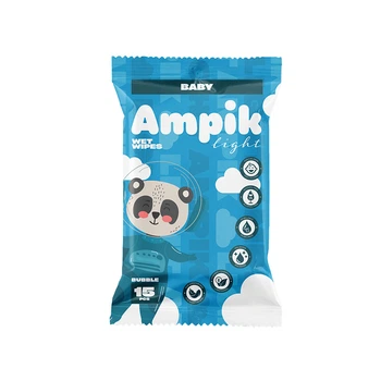 Влажные салфетки Ampik Light детские 15 шт (4850042980145)