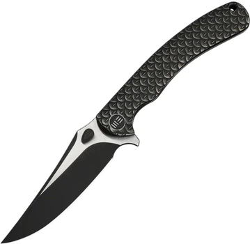 Нож складной туристический Weknife Dracarys 9.1 см Böhler M390 / 6AL4V Черный (WE25061B-5)