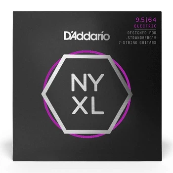 Струны DAddario NYXL09564SB NYXL 7-string 9.5-64 Custom Light Strandberg