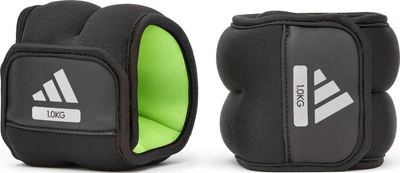 Обважнювачі для щиколотки/зап'ястя Ankle/Wrist Weights чорний, зелений Уні 0,5 кг ADWT-12320-NL 1SIZE
