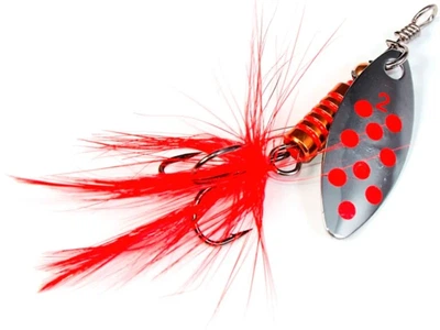 Обертающая блесна Lucky John SPIN X LONG 4,0 г SR для ловли в стоячих водоемах