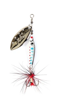 Вертушка Lucky John Trian Blade Long 9 г латунь цвет 003