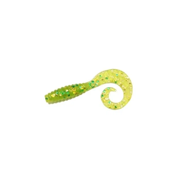 Твистер Bait Breath Curly Grub 2,5" Ur200 силиконовый 12 шт