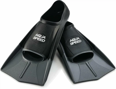 Ласты AQUA SPEED силиконовые 35-36 черные серые унисекс
