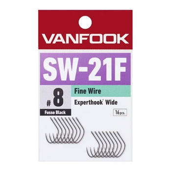 Крючок Vanfook SW-21F Wide Gape Fine Wire #8 16 шт
