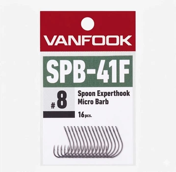 Крючок Vanfook SPB-41F Spoon Experthook #8 PTFE микробарба 10 шт