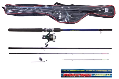 Фидерное удилище Fisherman FEEDER 3.3 м композитное 90 г 2 секции 20 г
