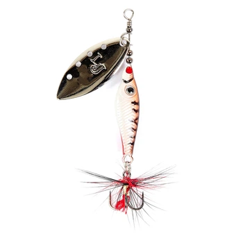 Оберталка Lucky John TRIAN BLADE LONG 18.0 г латунь цвет 007
