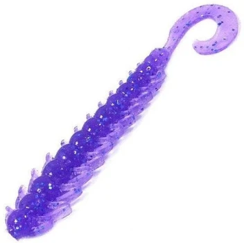 Твистер Bait Breath Bugsy 5" S-07 Электрик Блю Шад 8 шт (набор 8 шт)