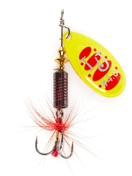 Блесна вращающаяся Lucky John Bonnie Blade 4 10,3 г латунь цвет 010