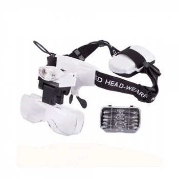 Бинокуляр Magnifier 9892C2 LED 1x-6x / бинокулярные очки с увеличением (23071)