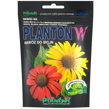 Planton W (Плантон) для багаторічних квітучих і декоративних рослин 200 г мінеральне водорозчинне добриво NPK 16.11.24