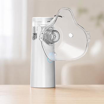 Портативний інгалятор-небулайзер Mesh Nebulizer SY308 ультразвуковий з USB заряджанням акумулятором дитячою і дорослою масками та загубником