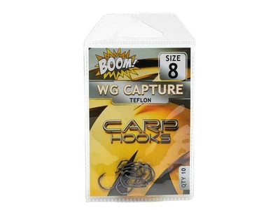 Гачок для мирної риби BOOM Wide Gape Сapture №8 (10 шт/уп) (Teflon)