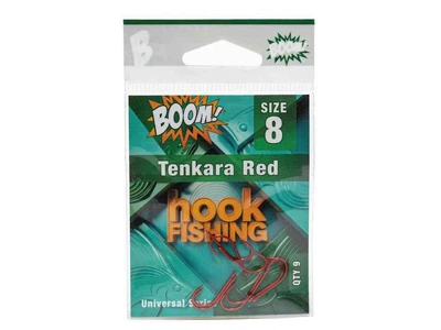 Гачок для мирної риби BOOM Tenkara Red №8 (9 шт/уп) (RED)