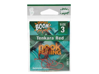 Гачок для мирної риби BOOM Tenkara Red №3 (7 шт/уп) (RED)