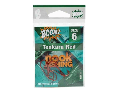 Гачок для мирної риби BOOM Tenkara Red №6 (8 шт/уп) (RED)