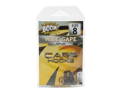 Гачок для мирної риби BOOM Wide Gape №8 (10 шт/уп) (Teflon)