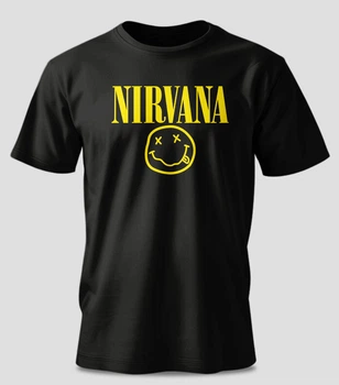 Футболка с принтом «Nirvana» Чорна L
