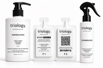 Набор холодного восстановления волос Triology BONDPLEX 2F система интенсивной реконструкции