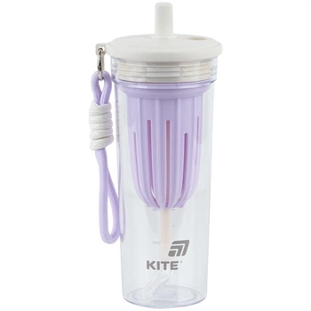 Стакан для води Kite, 650 мл, біло-ліловий (K25-1219-2)