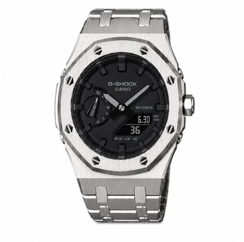 Часы Casio G-SHOCK GA2100 Casioak Gen5 Silver Premium Custom