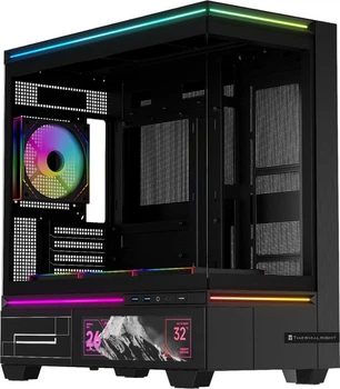 Корпус Thermalright TL-M10 Vision FAN4-M Black (TL-M10 VISION BLACK FAN4-M)