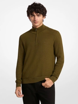 Свитер на молнии мужской Michael Kors 797017886 XL Зеленый (1160445926)