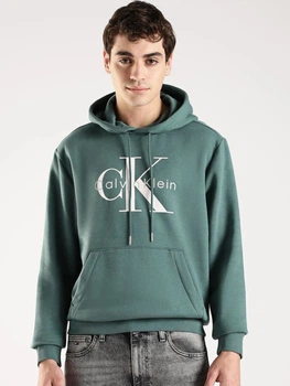 Худи утепленное мужское Calvin Klein 253258891 M Зеленое (1160436467)