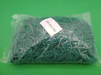 Банковские резинки, Plast, №25, зеленые, 1,2 мм, диаметр 25 мм, 1 кг, для упаковки и вязания зелени