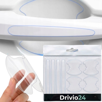 Плівка захисна під ручки дверей Drivio24 8 шт прозора