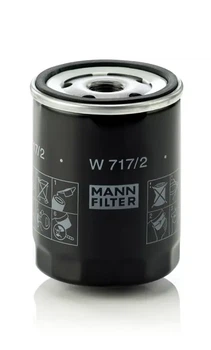 Фільтр масляний ALFA ROMEO 155/164/33/75/90/GTV/FIAT 125/127/131/132/ARGENTA/COUPE/CROMA/REGATA/RITMO/TEMPRA/TIPO/FSO 127P/132P/LANCIA BETA 0.9-2.8 67-01 W717/2 MANN-FILTER (W7172)