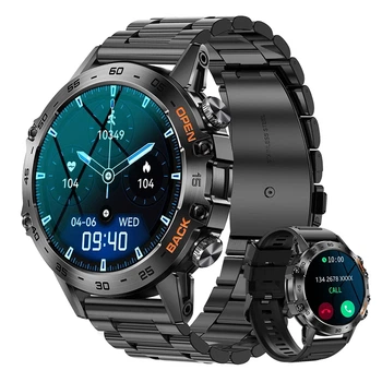 Умные часы Smart Delta K52 черная сталь 48х12,5 мм сенсорный дисплей
