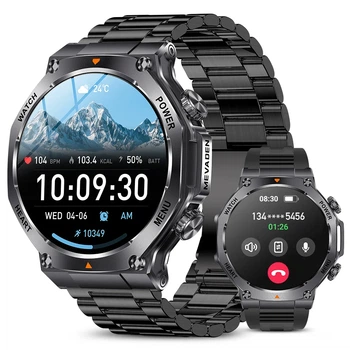 Розумний годинник Smart Mevaden Ultra Steel 52,8х13,6 мм Сталь 800 мАч