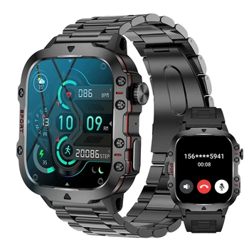 Розумний годинник Smart Expert Nano Steel 50х43,5х12,2 мм Сталь Чорний 65 г