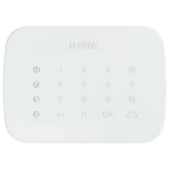 Клавиатура U-Prox Keypad G4 для охранной системы Белая