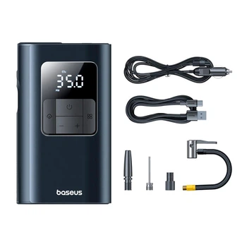 Автомобільний компресор насос Baseus PrimeTrip VA1 Wired and Wireless 2-in-1 Tire Inflator Black C11169001121-00