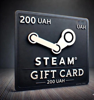Подарочная карта Steam на 200 украинских гривен только для UAH