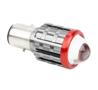 Светодиодная LED-лампа для мотоцикла BA20D H6 12-80В 1320Лм яркий белый свет