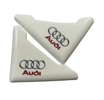Защита углов двери Audi 2шт Силикон 45х55 мм белые