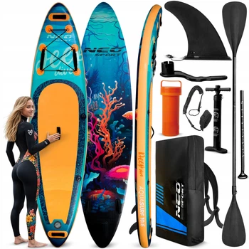 Надувна SUP дошка для плавання STAND UP PADDLE 320см НАБІР АКСЕСУАРОВ