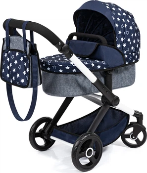 Коляска для ляльки глибока Bayer XEO 70 см Blue/White (4003336170153)