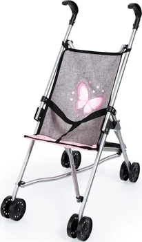 Прогулянкова коляска для ляльки Bayer Buggy 55 см Grey (4003336305333)
