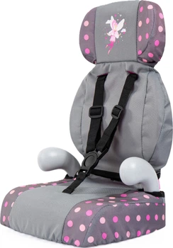 Fotelik samochodowy dla lalki Bayer Delux 40 cm Grey (4003336675665)