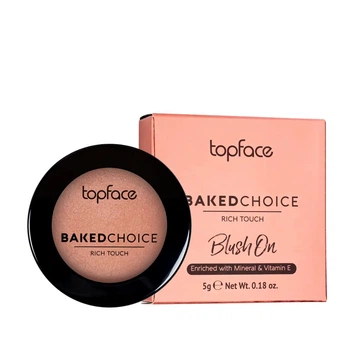 Рум'яна запечені Baked Choice Rich Touch Baked Blush On TopFace PT703 №04 Персиковий, 5 г