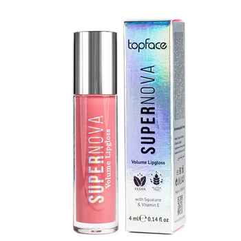 Блиск для губ Supernova Volume TopFace PT209 №004 Рожева ніжна пастель, 4 мл
